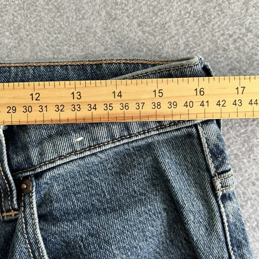 Hollister Y2K Denim Carpenter Shorts Mens 32 Distressed Vtg Baggy Jean Skater - Picture 6 of 12